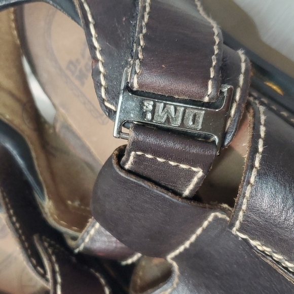 VintageDr.Martens Mens 9064 Y2K Leather Chunky Tractor Platform shoes Sandals - Picture 11 of 15